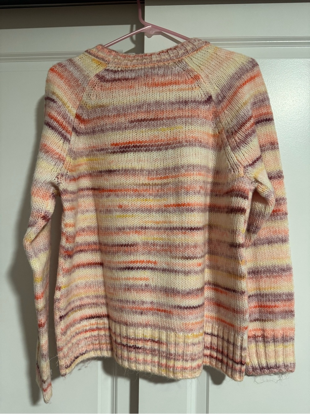 LOFT Spacedye Raglan Sweater - Picture 6 of 6